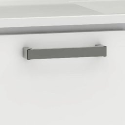 Conjunto Para Banheiro Aço Gabinete com Espelho Açai 60 Cozimax Branco - 6