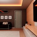 Ver imagem 6 de Kit Porta de Madeira Lisa 215x74cm com Batente de Mdf Ultra 7cm Melamínico Mgm