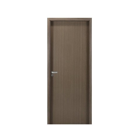 Kit Porta de Madeira Lisa 215x74cm com Batente de MDF Ultra 7cm Melamínico MGM Abertura Esquerda Mar