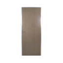 Ver imagem 1 de Kit Porta de Madeira Lisa 212x65cm com Batente de Alumínio 3,6cm Ecomadeiral MGM Abertura Direita Marrom/Carvalho Quebec