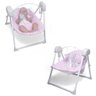 Cadeira de Bebê Descanso Balanço Automático Balance Baby Style Rosa - 1
