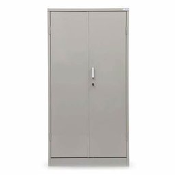 Armário de Aço 2 Portas com Prateleira 1,50 C/ Chaves Cinza - 1