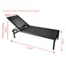 Espreguiçadeira de Piscina e Jardim em Alumínio e Tela Sling com Encosto Regulável  - 2