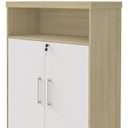 Ver mais imagens de Armário para Escritório 1 Nicho 3 Prateleiras Executiva Charuto