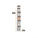 Ver imagem 4 de Modulado Casal Completo 6 Portas 8 Gavetas - Linea-branco - Móveis Novo Horizonte