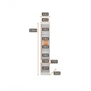 Ver imagem 7 de Modulado Casal Completo 6 Portas 8 Gavetas - Linea-branco - Móveis Novo Horizonte