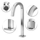 Ver imagem 2 de Torneira Banheiro Tube Alta Quadrada Inox Escovado Clean