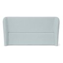 Ver imagem 3 de Cabeceira Liz Estofada Moderna Luxo para Cama Box Queen 1,60 Cinza