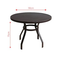 Mesa de Alumínio com 4 Cadeiras em Tela Sling Perpétua  - 5