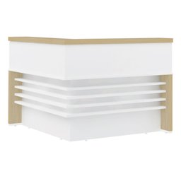 Balcão de Atendimento para Escritório/Recepção em L - Elegante e Funcional 147,7x147,7cm - 9