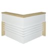 Balcão de Atendimento para Escritório/Recepção em L - Elegante e Funcional 147,7x147,7cm - 4