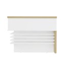 Ver imagem 7 de Balcão de Atendimento para Escritório/Recepção em L - Elegante e Funcional 147,7x147,7cm Branco/Carvalho Artany