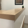 Balcão de Atendimento para Escritório/Recepção em L - Elegante e Funcional 147,7x147,7cm - 15