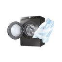 Ver imagem 3 de Lava e Seca Samsung 11kg Wd11a com Ecobubble Wd11t504dbx Wi-fi Motor Inverter Inox Look 127v