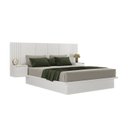 Ver imagem 2 de Cama Casal com Cabeceira e 2 Mesa de Cabeceira 2 Gaveta 8292 