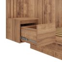 Ver imagem 5 de Cama Casal com Cabeceira 2 Mesa de Cabeceira 2 Gavetas 8292 
