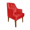 Ver imagem 2 de Kit 4 Cadeiras Paris + 2 Paris Retro Suede Vermelho Dominic Decor