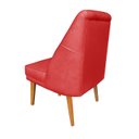 Ver imagem 7 de Kit 4 Cadeiras Paris + 2 Paris Retro Suede Vermelho Dominic Decor