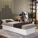 Ver imagem 1 de Cama Solteiro 8284 Oriental Branco