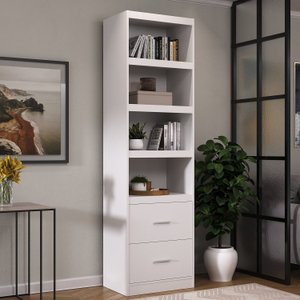 Estante Para Livros 2 Gavetas 4 Prateleiras 8304 