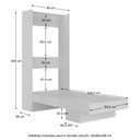 Ver imagem 3 de Cama Articulada Solteiro com Estante 8300 Branco