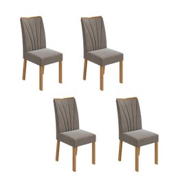 Conjunto 4 Cadeiras Estofadas Apogeu - 2