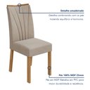 Ver imagem 5 de Kit com 4 Cadeiras para Sala de Jantar Apogeu