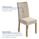 Ver mais imagens de Kit com 4 Cadeiras para Sala de Jantar Apogeu