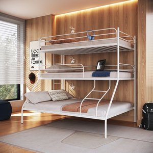 Treliche Oliver - Casal + Solteiro:branco