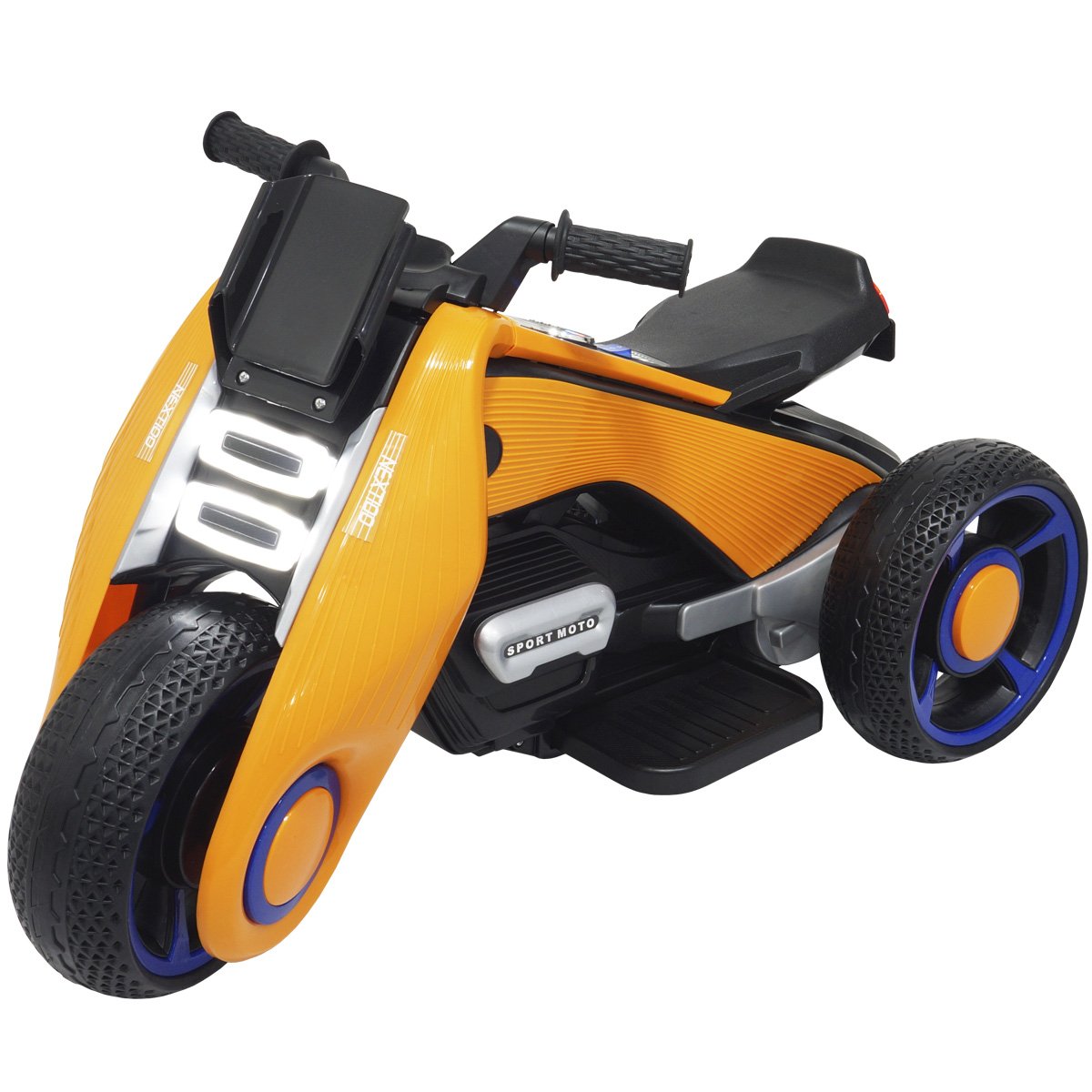 Mini Moto Elétrica 6v Triciclo Futurista Criança Infantil Led Som Usb Bateria Brinqway Bw-223 Bivolt - 1