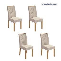 Conjunto 4 Cadeiras Estofadas Apogeu - 5