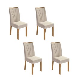 Conjunto 4 Cadeiras Estofadas Apogeu - 2