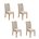 Conjunto 4 Cadeiras Estofadas Apogeu
