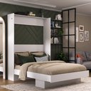 Ver imagem 1 de Cama Articulada Casal com Estante Branco