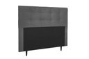 Ver imagem 1 de Cabeceira Cama Box Casal 140cm - Cinza Suede