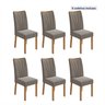 Kit com 6 Cadeiras para Sala de Jantar Estofadas Apogeu - 5
