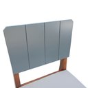 Ver imagem 7 de Kit 2 Cadeiras Linhas Estrutura Madeira Maciça Assento Estofado Encosto Mdf Laqueado - Amêndoa/grafi