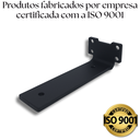 Ver imagem 7 de Seis Suportes de Parede Formato Invisível 15cm Mão Francesa Design Moderno para Prateleira Preto