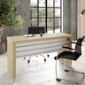Mesa para Escritório 1,35m Tamburato Robusta e Elegante - 6