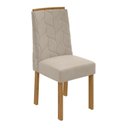 Ver imagem 3 de Kit com 4 Cadeiras para Sala de Jantar Estofadas Astrid