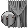Cortina Quarto para Sala e Blecaute Lea 2,10 X 1,90 Cinza - 3