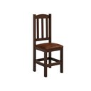 Ver imagem 3 de Conjunto Mesa de Madeira Castanho 160x88 + 6 Cadeiras Estofadas Sfa