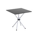 Ver imagem 4 de Conjunto de Mesa Tubular 70x70cm Tampo em Ardósia com 4 Cadeiras Dany