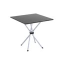 Ver imagem 4 de Conjunto de Mesa Tubular 70x70cm Tampo em Ardósia com 4 Cadeiras Dany