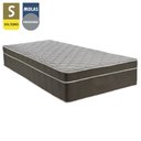 Ver imagem 2 de Cama Box Baú Suede Solteiro + Colchão Sereneprime Molas Ensacadas 88x188x69 Marrom