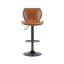 Ver imagem 4 de Banqueta Alta Giratória Com Encosto Couro Bristol 