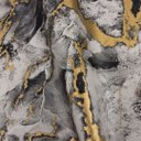 Ver imagem 6 de Papel de Parede Efeito Mármore Cinza Escuro+ Cola Inclusa- Vinilico Lavável