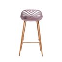 Ver imagem 3 de Banqueta Alta Polipropileno e Aço Mônaco Espresso Móveis