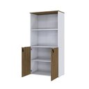 Ver imagem 2 de Armário Alto Estante com 02 Portas 161,5x80x42cm Wlae80 com Vermont Oak