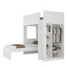 Beliche com Armário 2 Portas 4 Nichos 1 Mesa de Apoio 1 Gaveta 8299  - 2
